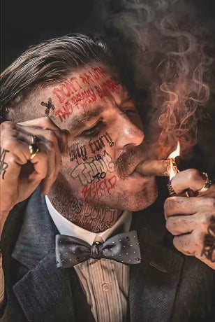 Thomas Shelby Smoking Canvas
