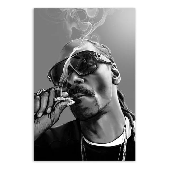 SnoopDog Hip Hop 90s Canvas Art