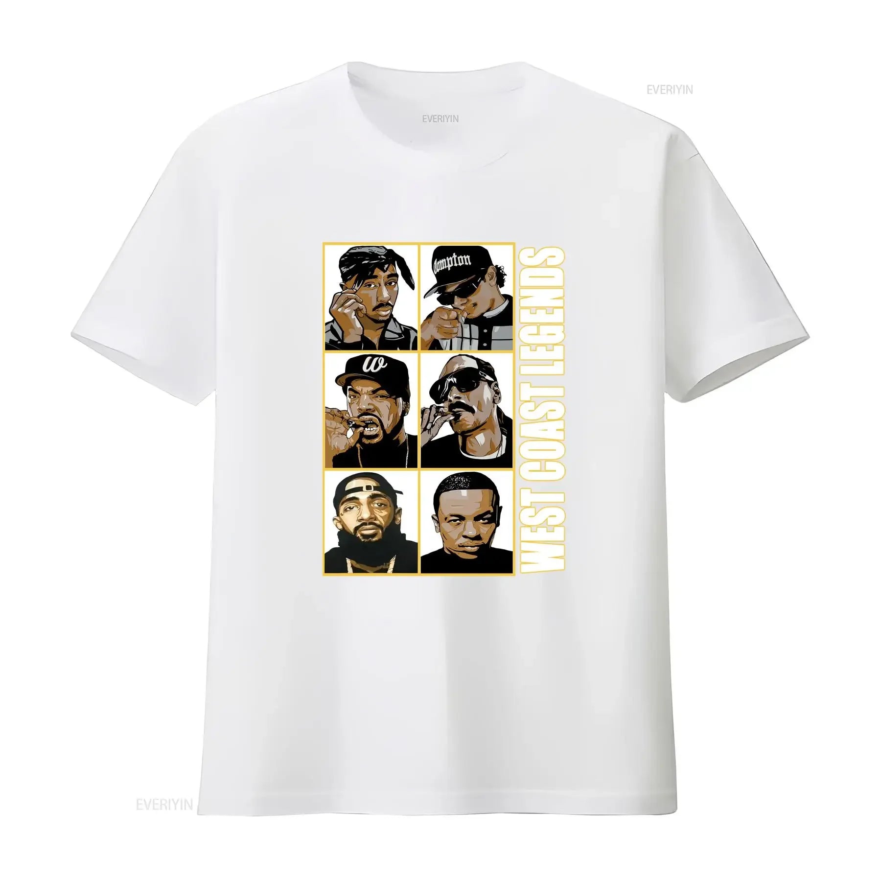 West Coast Legends Rappers Vintage T-Shirt
