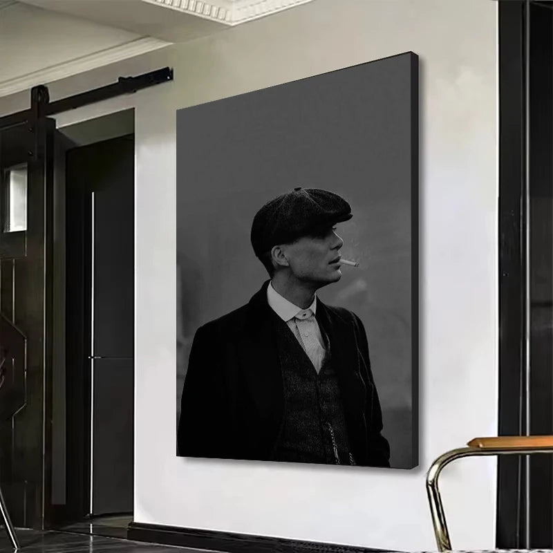 Thomas Shelby Smoking Canvas