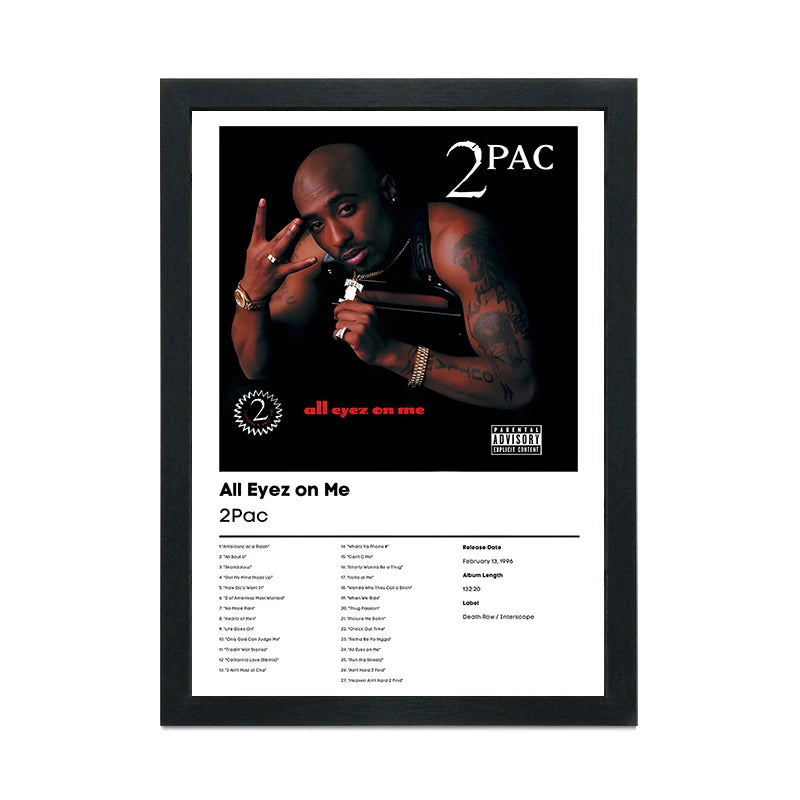 Rap Stars Framed Poster