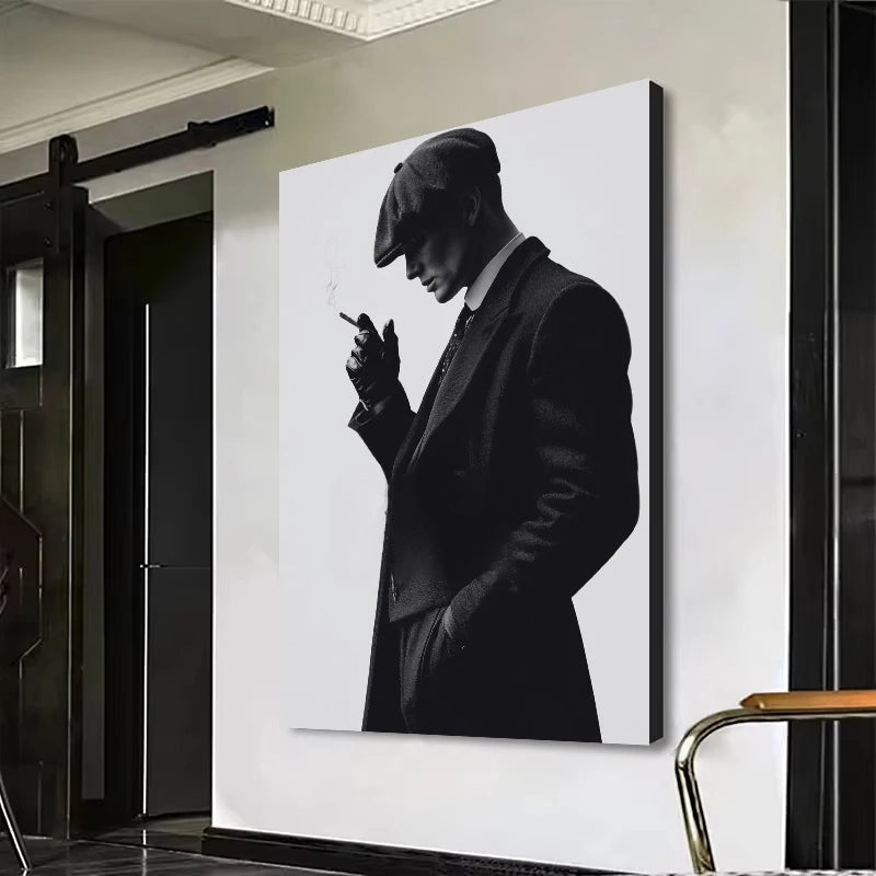 Thomas Shelby Smoking Canvas