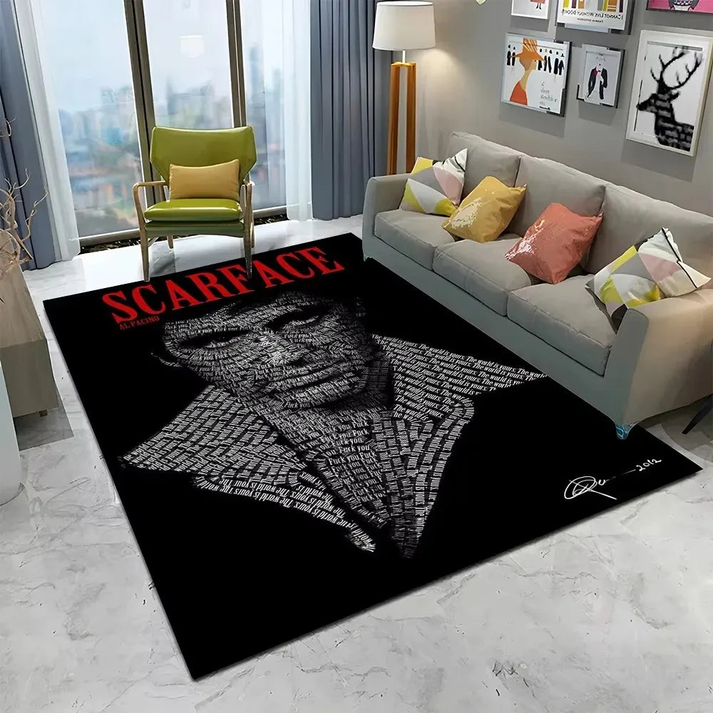 Scarface Tony Montana Carpet Rug